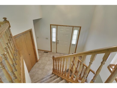 Two story foyer with plenty of room.