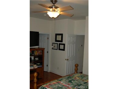 Master bedroom with huge walk-in closet, 9' ceilin