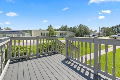 Deck with a yard
