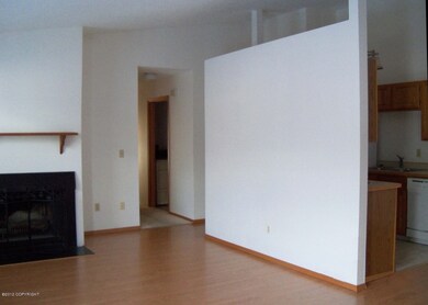 Living, kitchen & hall to bedrs & bath