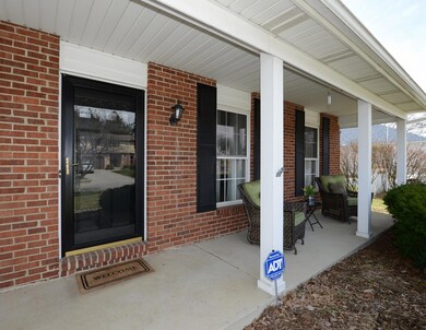 Inviting front porch