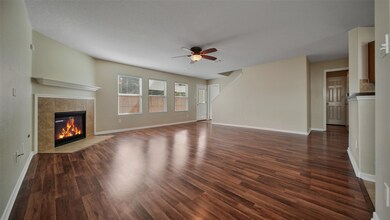 Gas-log fireplace will keep you warm during the winter.