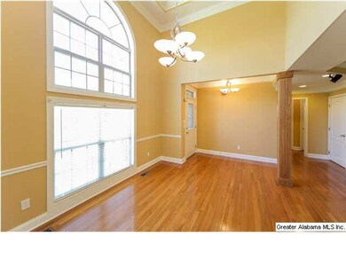 Hardwood flooring in Dining