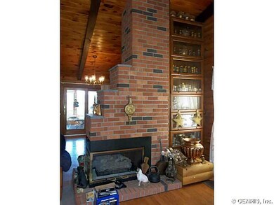 Other Double sided gas fireplace with shelving