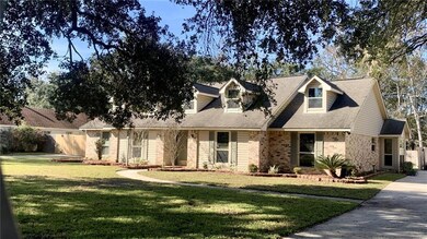front elevation showing side to garage