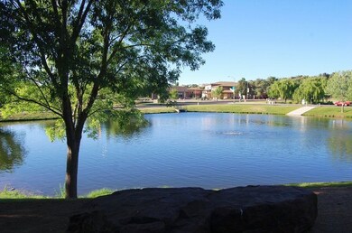 View of lake from complex