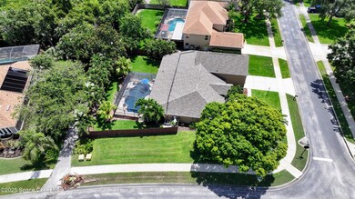 Aerial of Corner Lot