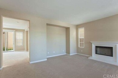 Living room with fireplace