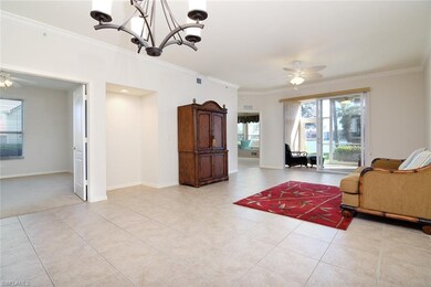 Open, tiled great room
