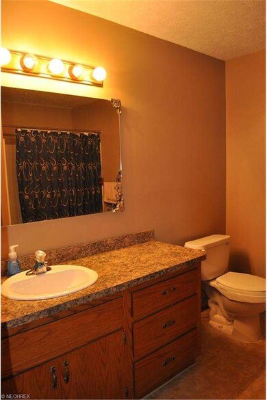 Updated main bath.  Second bath with shower in the basement