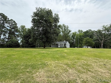 View of large green lawn