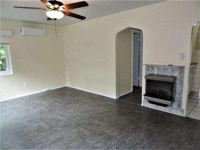 Living Room with Electric Fireplace