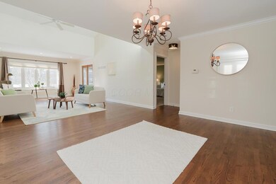 Bennington Woods dining room into living