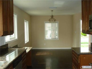 View from kitchen to dining room