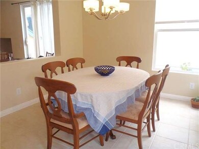 Dining area open to living area