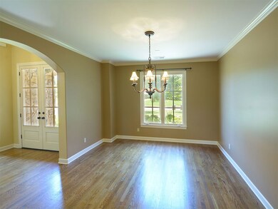 Off the entry is the formal dining room.  Note the