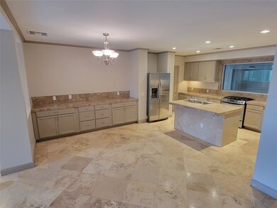 Dining room with built in sideboard