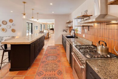 Propane range and island