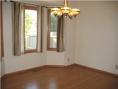 Spacious dining room