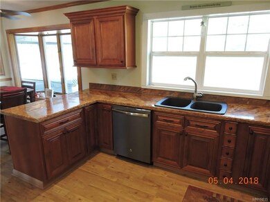 Kitchen with eating area