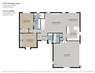1737 Forest Lake 1st Floor