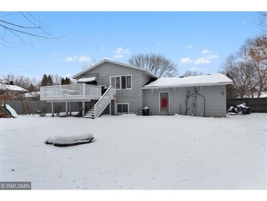 Large Backyard with maintenance free deck