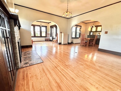 Living Room to Front porch & Dining