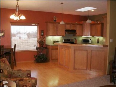 Kitchen and Dining room open to the Livingroom or 