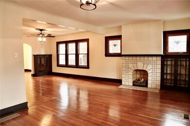 Beautiful hardwood floors and woodwork