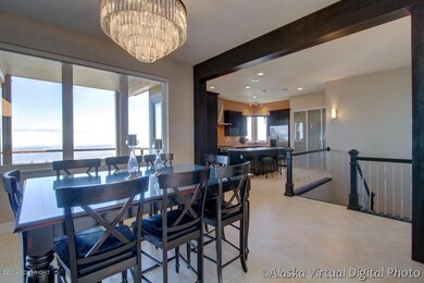 View toward the kitchen from the dining
