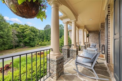 Balcony with covered porch