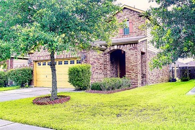 Beautiful 3-sides-brick treatment is easy to see here at 2726 Urban Glen Ct, Houston.