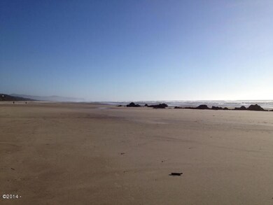 Beach across the road