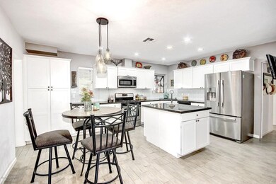 Kitchen with island