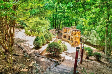 View of yard with a forest view