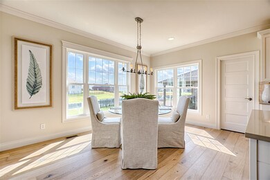 Breakfast Room off Kitchen has Beautiful Lake view