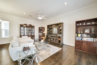 Enjoy a large living room area