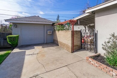 Custom iron gate to backyard