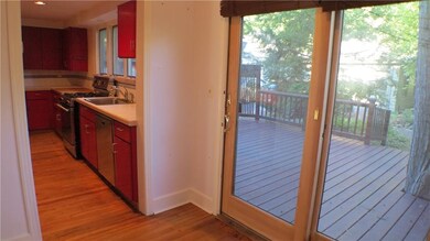 Entertaining is easy on the backyard deck!