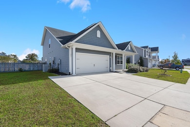 THREE car wide driveway!
