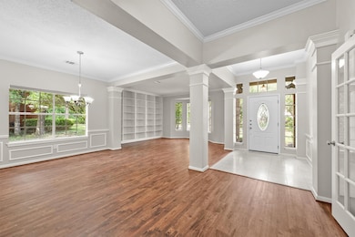 Formal living and dining room