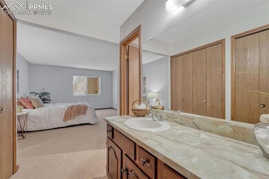 Three closets, extended vanity, separate shower/tub and toilet.