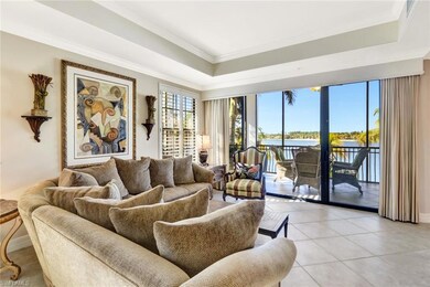Furnished Living room facing SW toward lanai and l