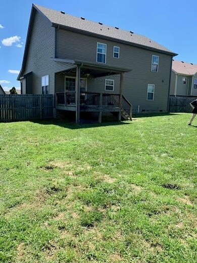 Covered back deck!  