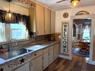 Kitchen opens to the dining room