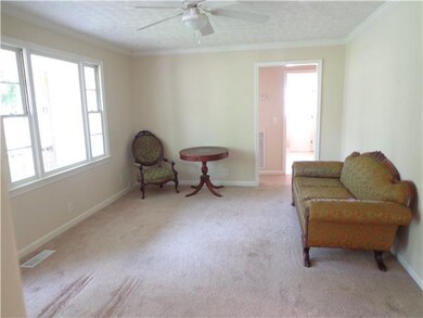 Living Room with Picture Window offering light
