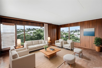 Enhanced photo of virtually staged living room