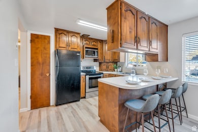 Extra seating at peninsula