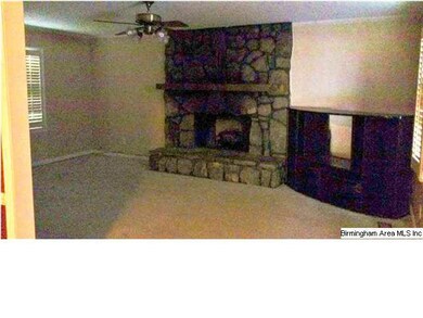 Another view of greatroom with gas log fireplace