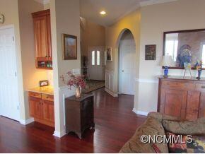 From entry into kitchen